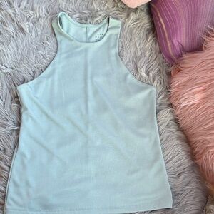 Light Blue Sleeveless Women's Top